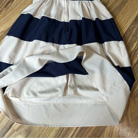 B. Darlin Orange Women’s Dress Fit & Flare stripe Sun Dress Juniors Size 1/2 - Picture 5 of 6